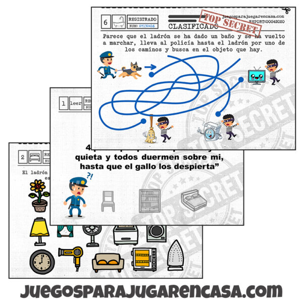 Robo al banco de chocolate 5-6 años (Casa) - Imagen 3